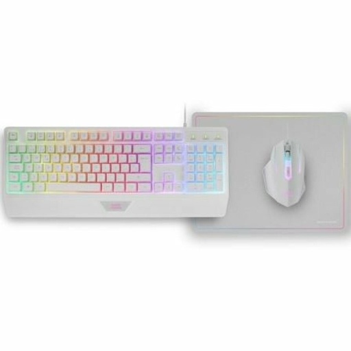 Teclado Mars Gaming MCP124WES Blanco