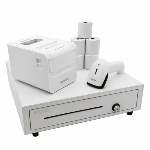 Lector Códigos de Barras approx! APPPOSPACK4180WH2D Blanco