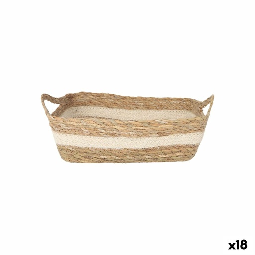 Caja de Almacenaje Privilege Mimbre 20 x 15 x 7 cm (18 Unidades)
