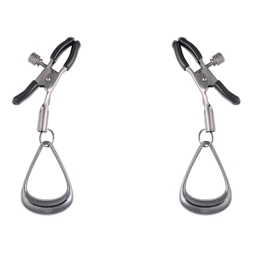 Nipple Clamps Chain Sportsheets Velvet Noir