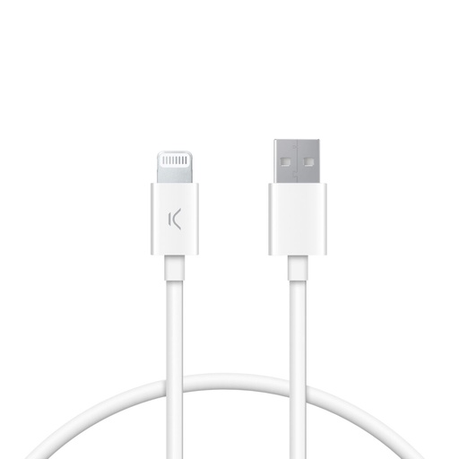 Cable USB KSIX Blanco 1 m