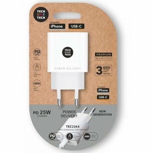Cargador de Pared Tech One Tech TEC2264 25 W