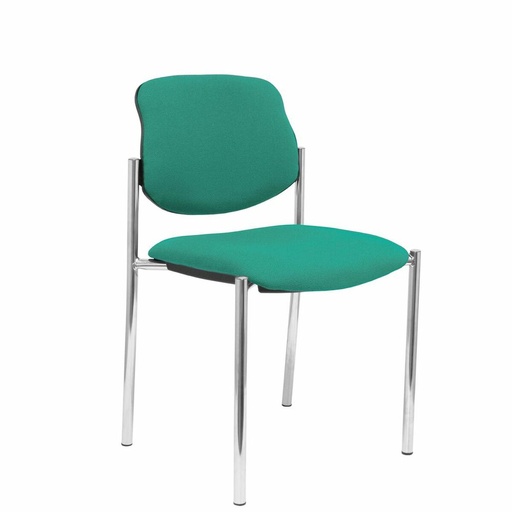 Reception Chair Villalgordo Piqueras y Crespo BALI456 Emerald Green Imitation leather