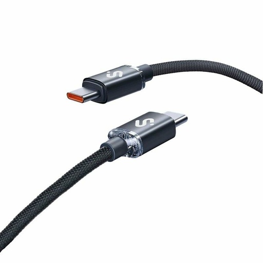 USB-C to USB-C Cable Subblim SUBCAB-C06002 2 m Black