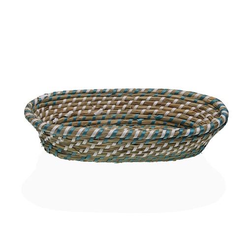 Cesta Multiusos Versa Textil Jacinto de agua 35 X 9 X 19 CM