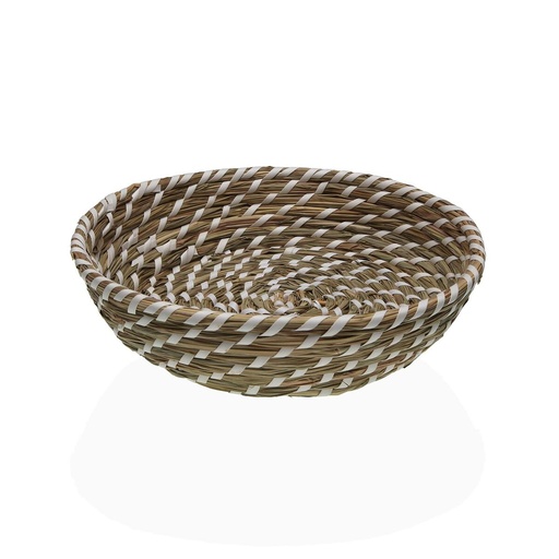 Multi-purpose basket Versa Textile Water hyacinth 25 x 8 x 25 cm