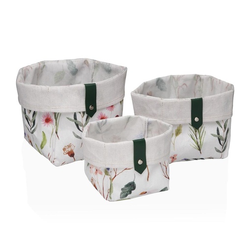 Basket Versa Textile 10 x 10 x 10 cm 14 x 14 x 14 cm 12 x 12 x 12 cm