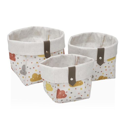 Basket Versa Textile 10 x 10 x 10 cm 14 x 14 x 14 cm 12 x 12 x 12 cm