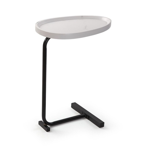 Side table Versa Nela White 30 x 60 x 45 cm