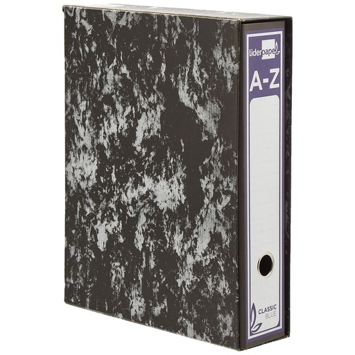 Carpeta de anillas Liderpapel AZ50 Gris A4