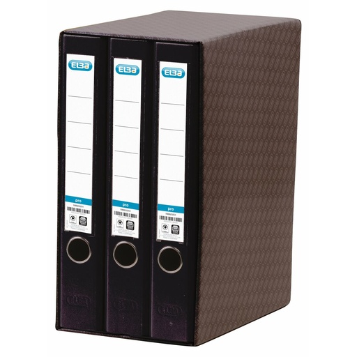 Carpeta de anillas Elba 100580060 Negro A4 3 Unidades