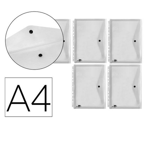 Carpeta Liderpapel DS49 Transparente A4 (5 Unidades)