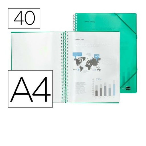Carpeta Liderpapel EC15 A4 Verde