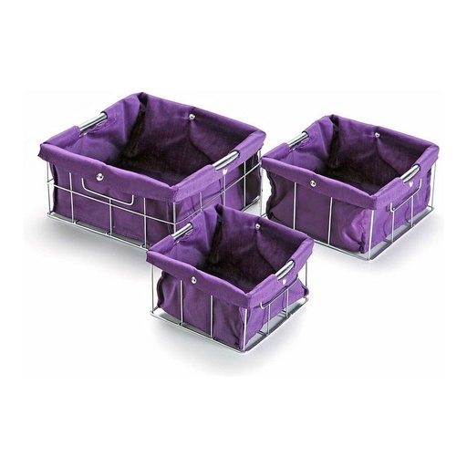 Set de Cajas Organizadoras Apilables Versa VS-10650020 26 x 12 x 26 cm