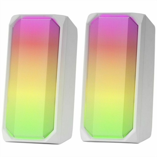Portable Bluetooth Speakers Mars Gaming MSRGBW White 15 W 4 W