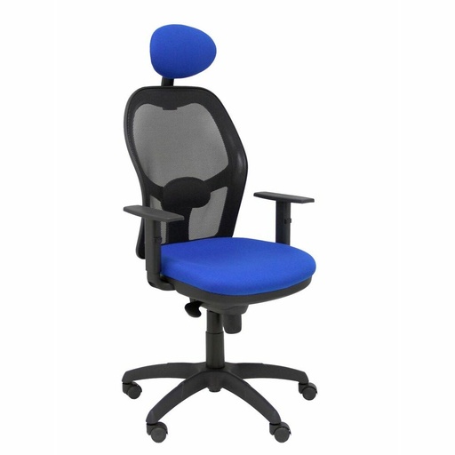 Office Chair with Headrest Jorquera Piqueras y Crespo ALI229C Blue