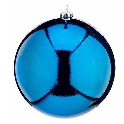Bola de Navidad Ø 20 cm Azul Plástico