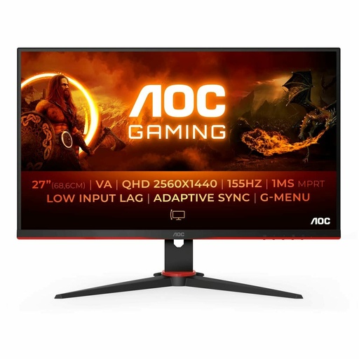 Monitor AOC Q27G2E/BK Negro