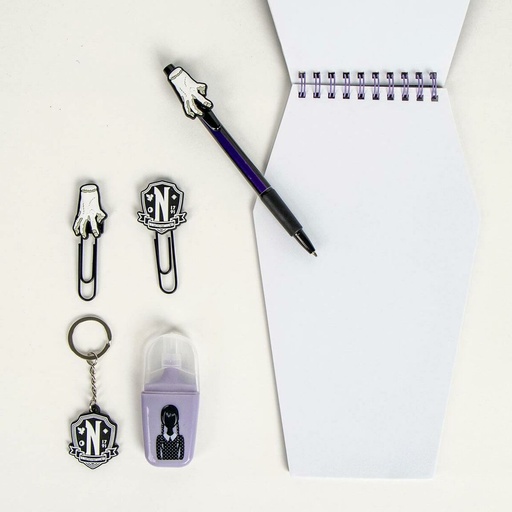 Stationery Set Wednesday Purple