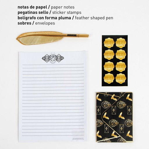 Set de Papelería Harry Potter Blanco