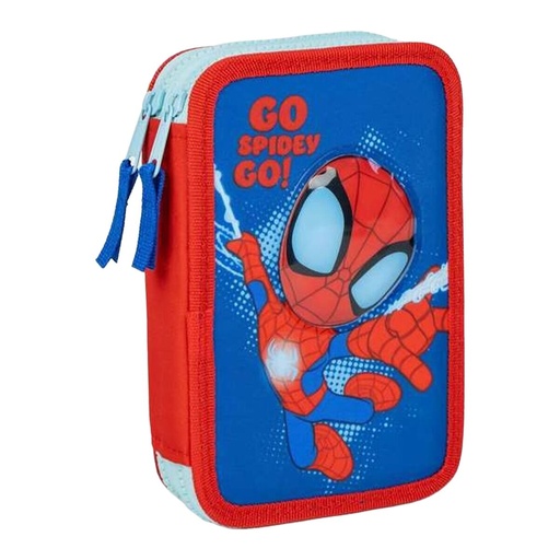 School Case Spidey Blue 12,5 x 19,5 x 4,5 cm