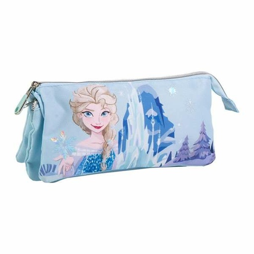 Portatodo Triple Frozen Azul claro Light Blue 2,2 x 1,1 x 22,5 cm