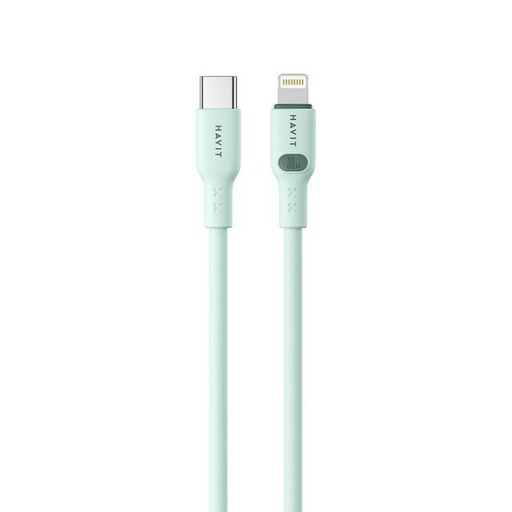 Cable USB-C a Lightning Havit CB6281 1.0m Verde 1 m
