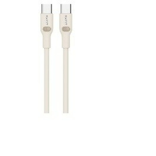 USB-C to USB-C Cable Havit CB6284 2.0m Beige 2 m