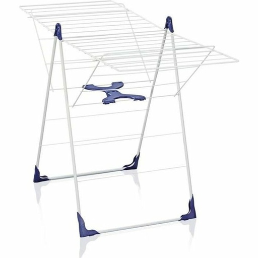 Tendedero Leifheit 81408 CLASSIC 200 Flex Acero Polipropileno Plástico Azul Blanco 20 m