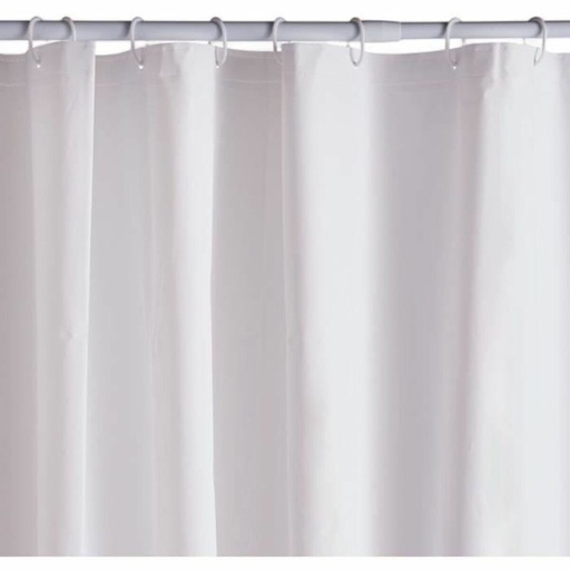 Shower Curtain TODAY White PEVA 180 x 200 cm (12 Units)