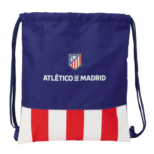 Bolsa Mochila con Cuerdas Atlético Madrid Azul Blanco Rojo 35 x 40 x 1 cm
