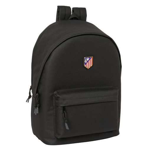Mochila Escolar Atlético Madrid Negro 31 x 44 x 18 cm