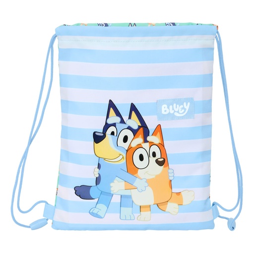 Backpack with Strings Bluey Sisters Green 26 x 34 x 1 cm