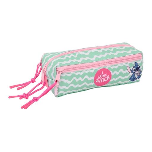 Portatodo Triple Lilo & Stitch Ice cream Rosa 22 x 8,5 x 6 cm