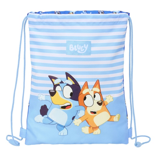 Backpack with Strings Bluey Let's play Blue 26 x 34 x 1 cm