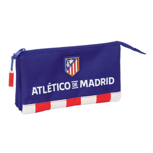 Triple Carry-all Atlético Madrid Blue White Red 22 x 12 x 3 cm