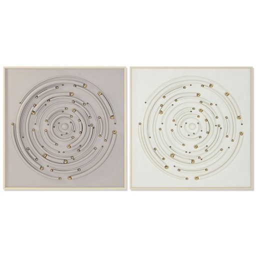 Canvas Home ESPRIT polystyrene Canvas 100 x 3,5 x 100 cm