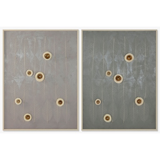 Lienzo Home ESPRIT Poliestireno Lienzo 90 x 3,5 x 120 cm