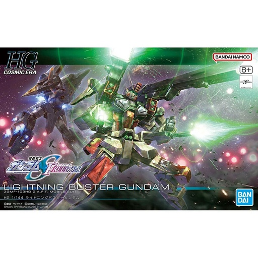 Figura Coleccionable Bandai HGCE 1/144 LIGHTNING BUSTER GUNDAM Plástico Animación y anime