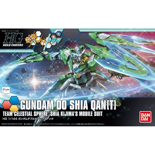 Figura Coleccionable Bandai HGBF 1/144 GUNDAM 00 SHIA QAN[T] Plástico Animación y anime