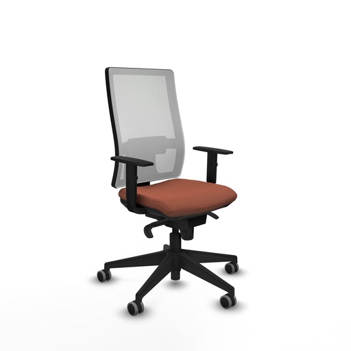 Silla de Oficina Piqueras y Crespo 1D066G0 Marrón