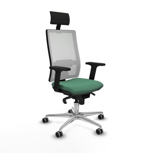 Silla de Oficina Piqueras y Crespo 2D086G1 Verde Esmeralda