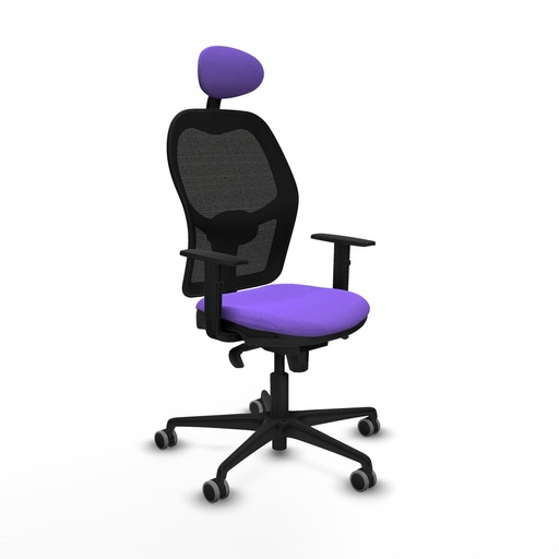 Office Chair with Headrest Piqueras y Crespo 1D036G1 Lilac