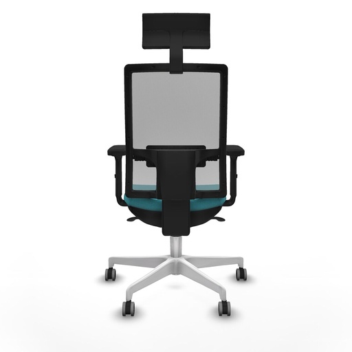 Silla de Oficina con Cabecero Piqueras y Crespo 2D026G1 Turquesa
