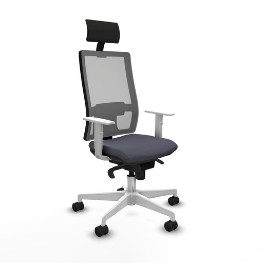 Office Chair with Headrest Piqueras y Crespo 4B026N1 Dark grey