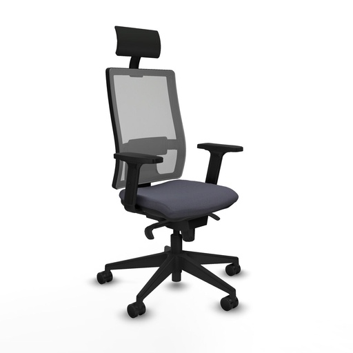 Office Chair with Headrest Piqueras y Crespo 2D066N1 Dark grey