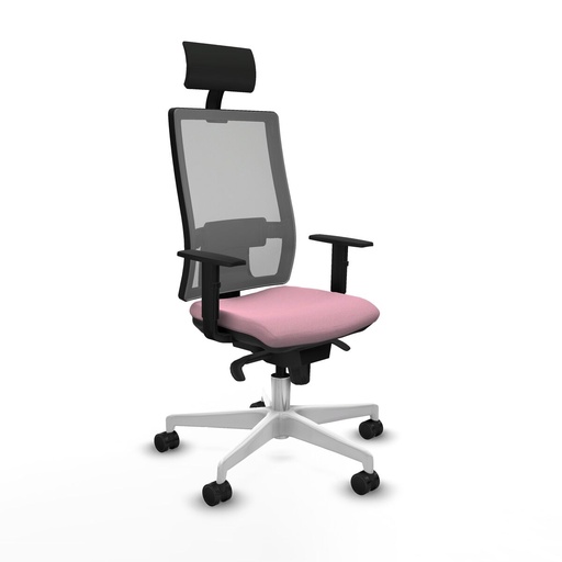 Office Chair with Headrest Piqueras y Crespo 1D026N1 Pink