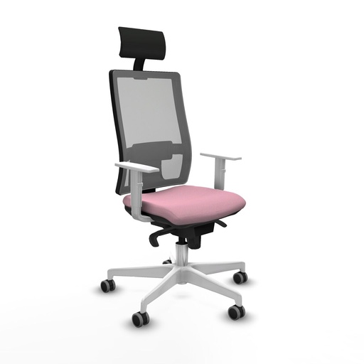 Silla de Oficina con Cabecero Piqueras y Crespo 4B026G1 Rosa