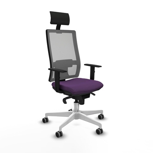 Office Chair with Headrest Piqueras y Crespo 1D026G1 Purple