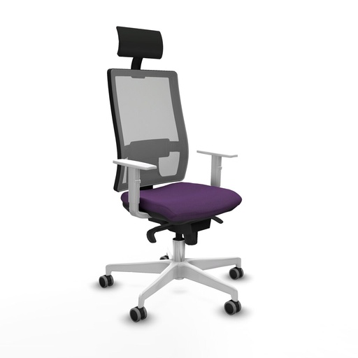 Silla de Oficina con Cabecero Piqueras y Crespo 4B026G1 Morado